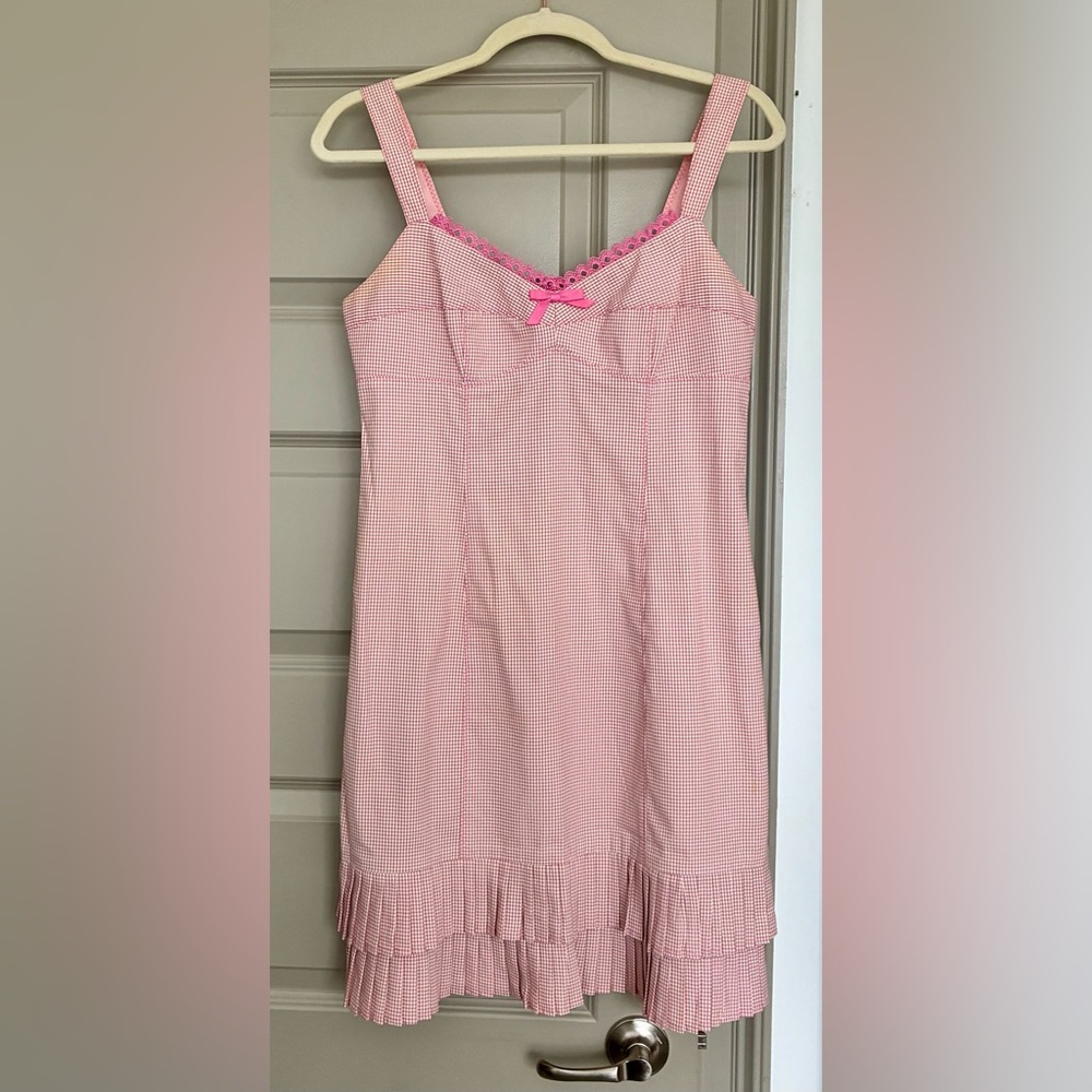 Nanette Lepore Pink and Beige Dress